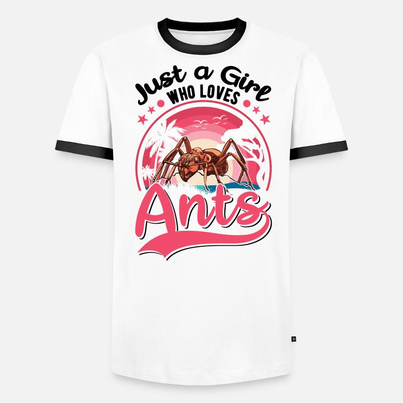 Fourmis Fille Fourmis Ferme fourmis Fourmis de feu T-shirt contrasté Homme