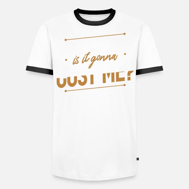 How much will it cost me? Papa Father Daddy Men's Ringer Shirt