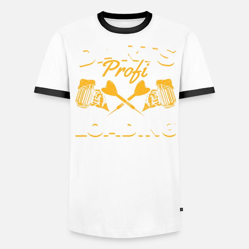 Dart Professional Loading Darts Player Jeu de fléchettes T-shirt contrasté Homme