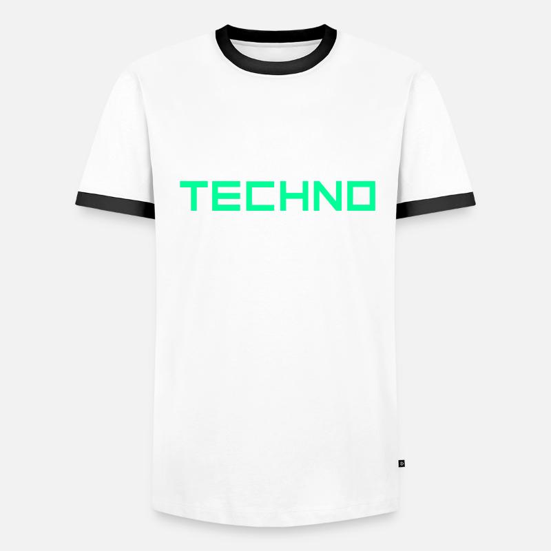 manger du sommeil techno répéter T-shirt contrasté Homme