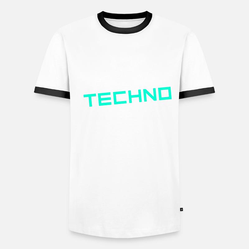 manger du sommeil techno répéter T-shirt contrasté Homme