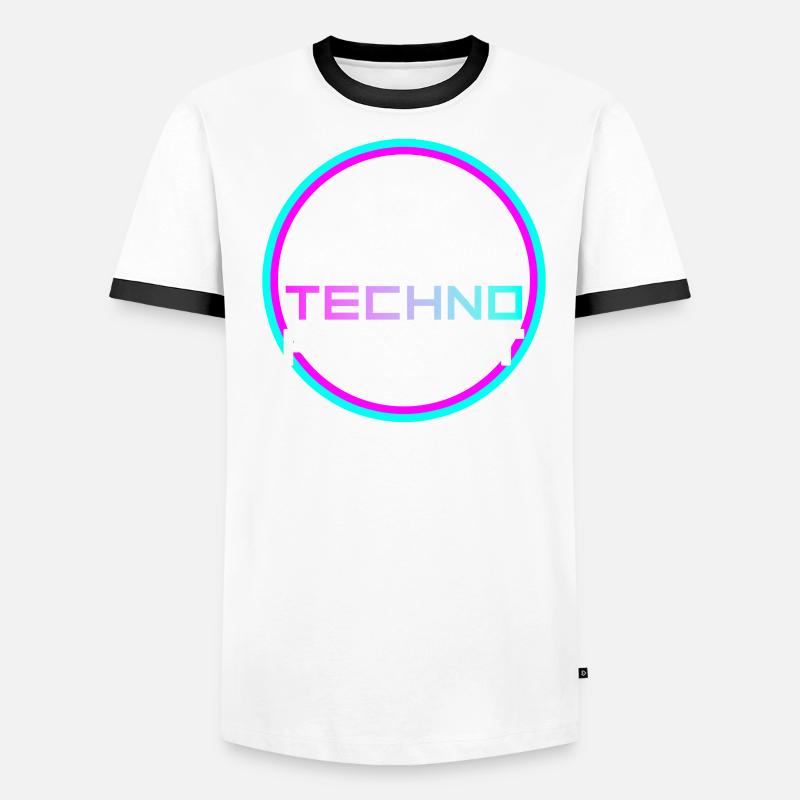 manger du sommeil techno répéter T-shirt contrasté Homme