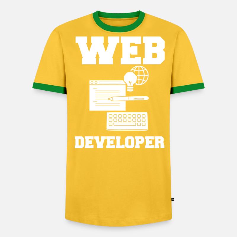 Web Entwicklung Webentwickler Entwickler Manager - Männer Kontrast-T-Shirt - undefined
