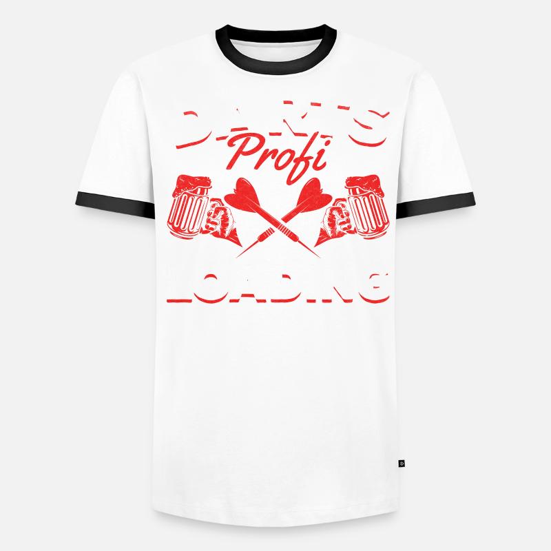 Darts Professional Loading Darts Player Darts Jeu de fléchettes T-shirt contrasté Homme