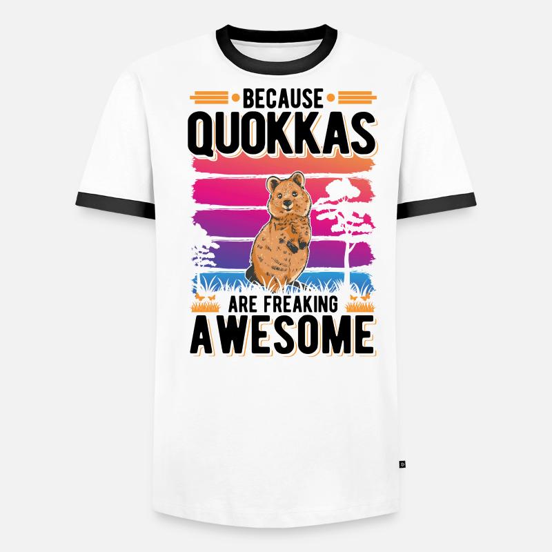 Parce que les Quokkas sont impressionnants T-shirt contrasté Homme