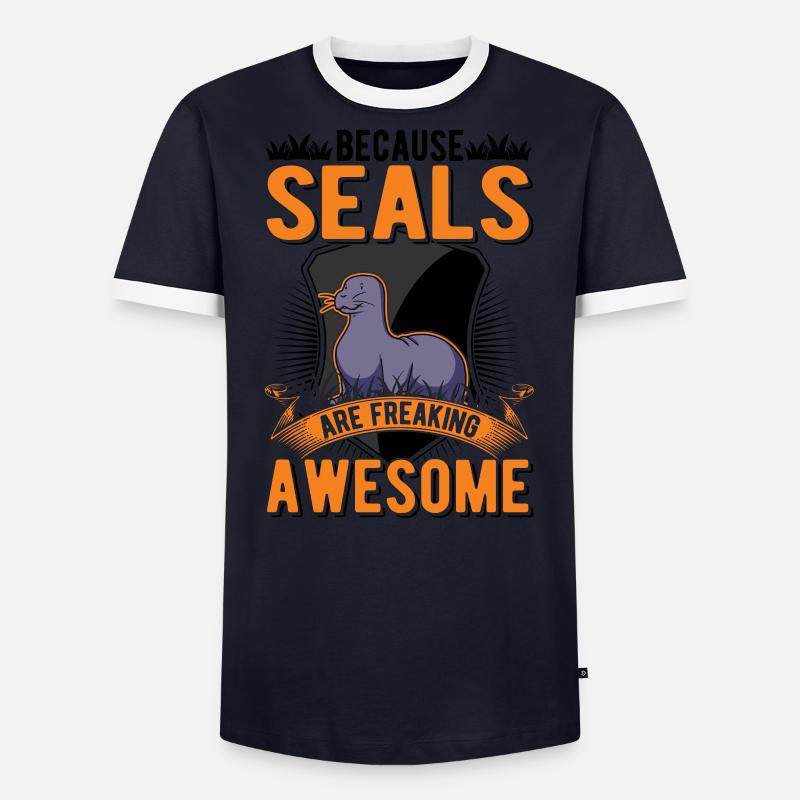 Parce que Seal est génial Robbe T-shirt contrasté Homme