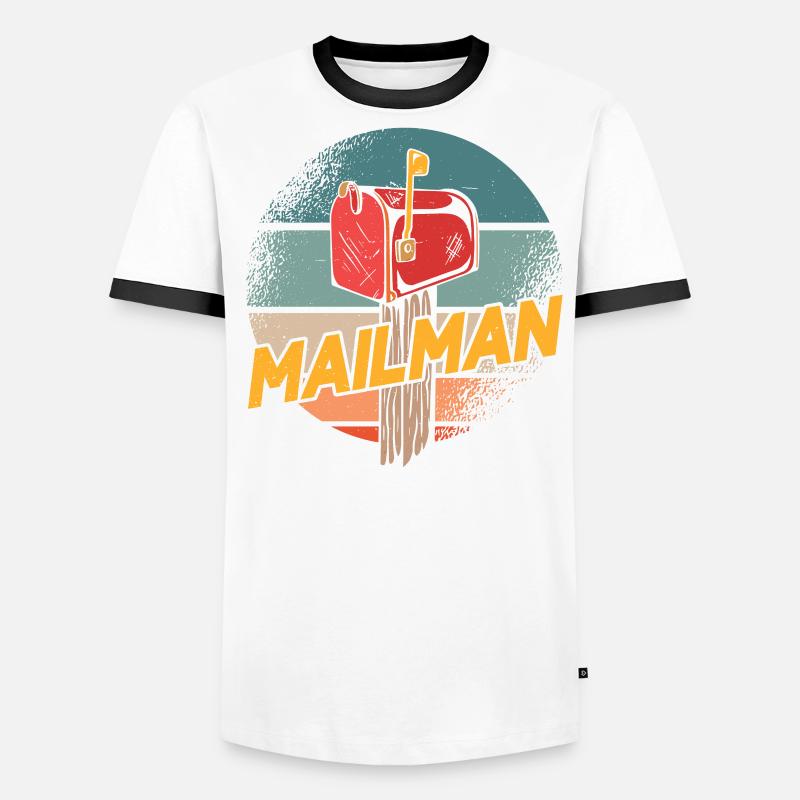 Postman Parcel Service Delivery Postman Men's Ringer Shirt