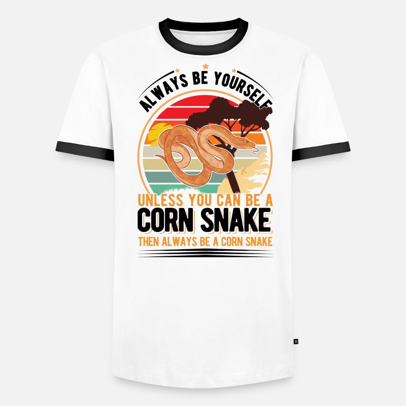 Corn Snake Cadeau Corn Snake T-shirt contrasté Homme