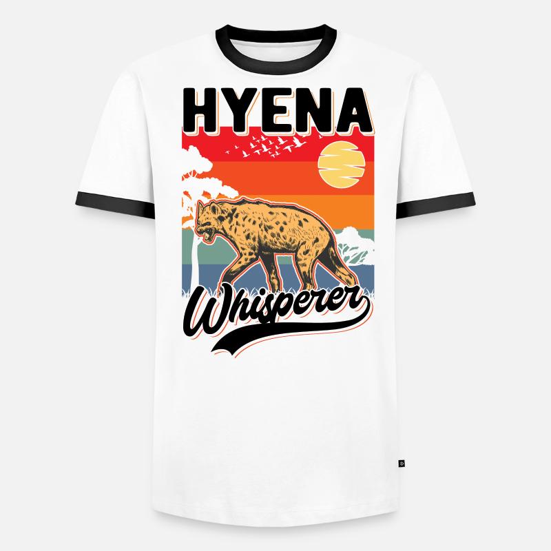 Hyänen Flüsterer Erdwolf Hyena Männer Kontrast-T-Shirt