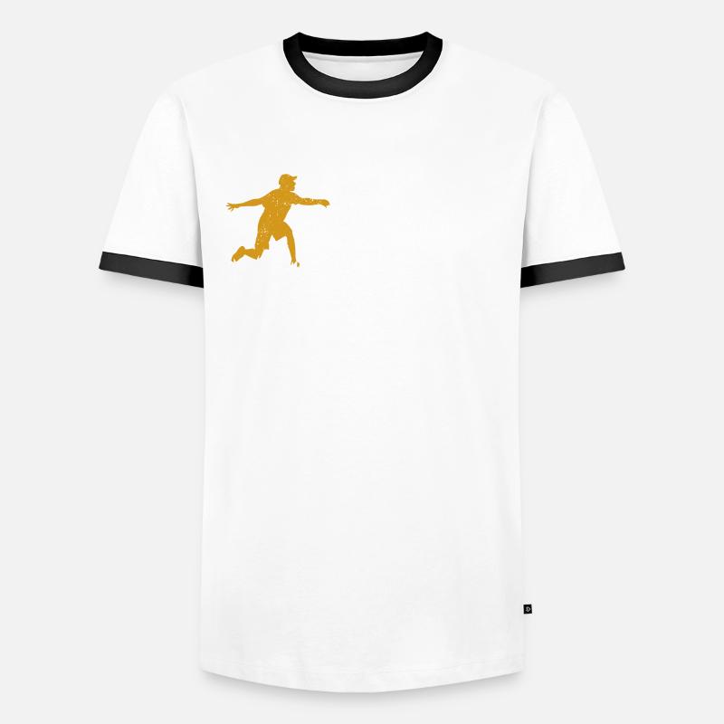 Disc Golf Disc Golfer Männer Kontrast-T-Shirt