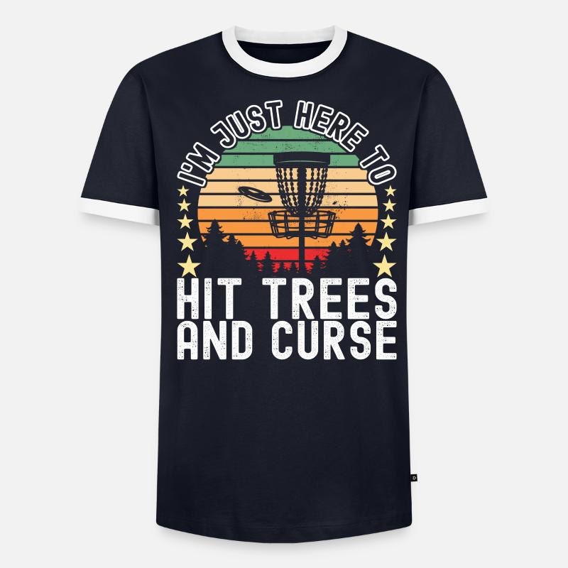 Disc Golf Disc Golfer - Men's Ringer Shirt - undefined