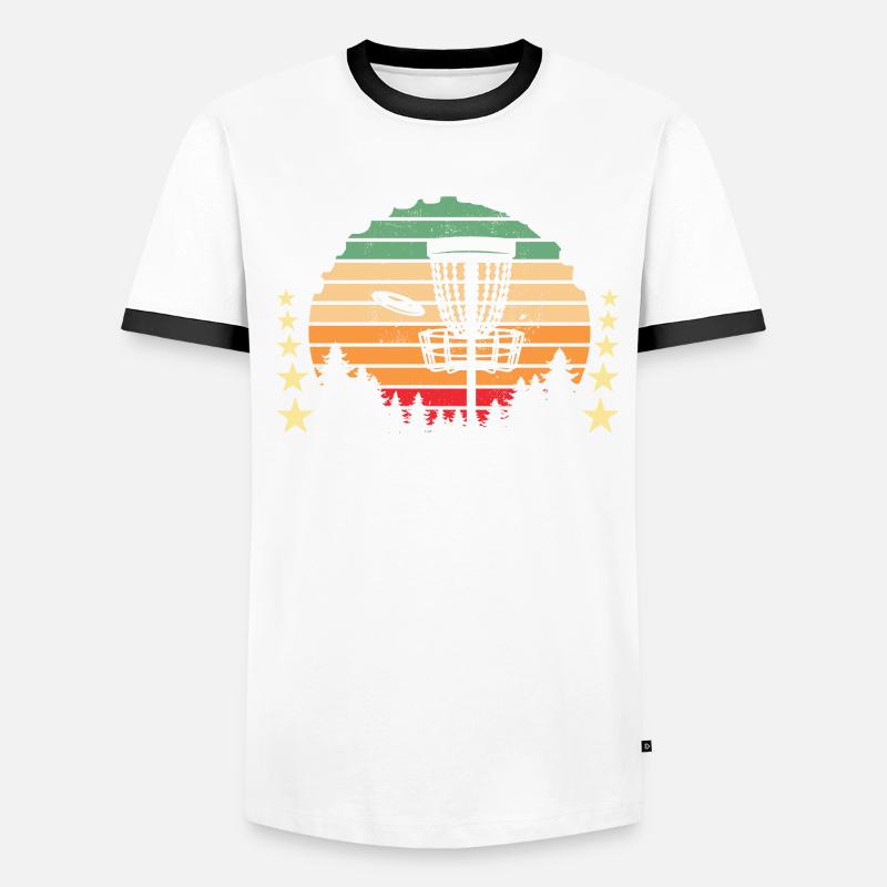 Disc Golf Disc Golfer Männer Kontrast-T-Shirt