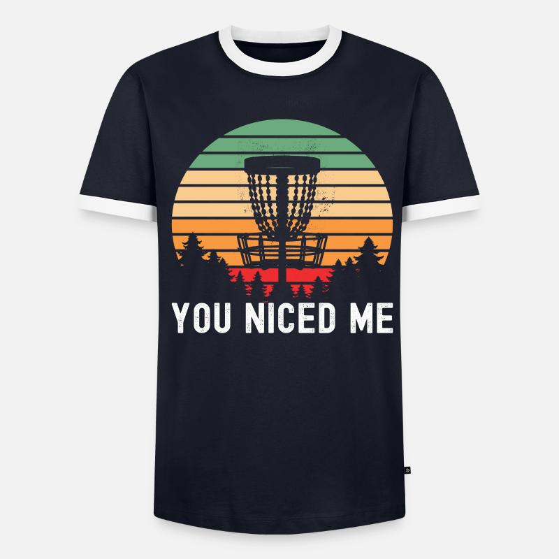 Disc Golf Disc Golfer - Men's Ringer Shirt - undefined