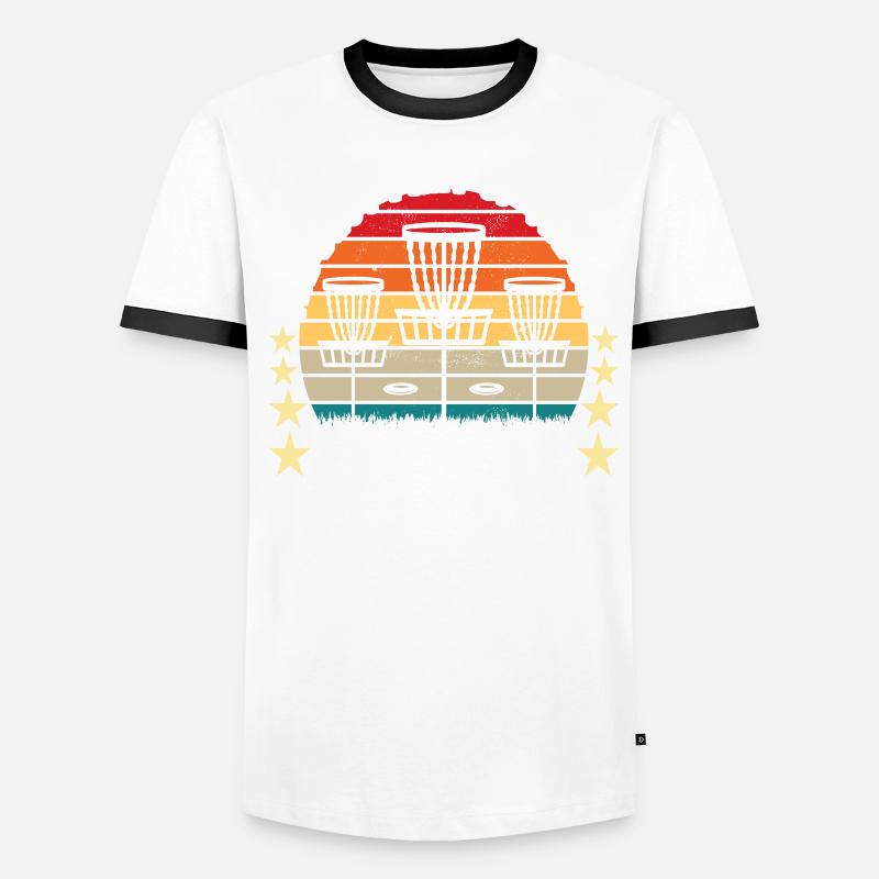 Disc Golf Disc Golfer Männer Kontrast-T-Shirt