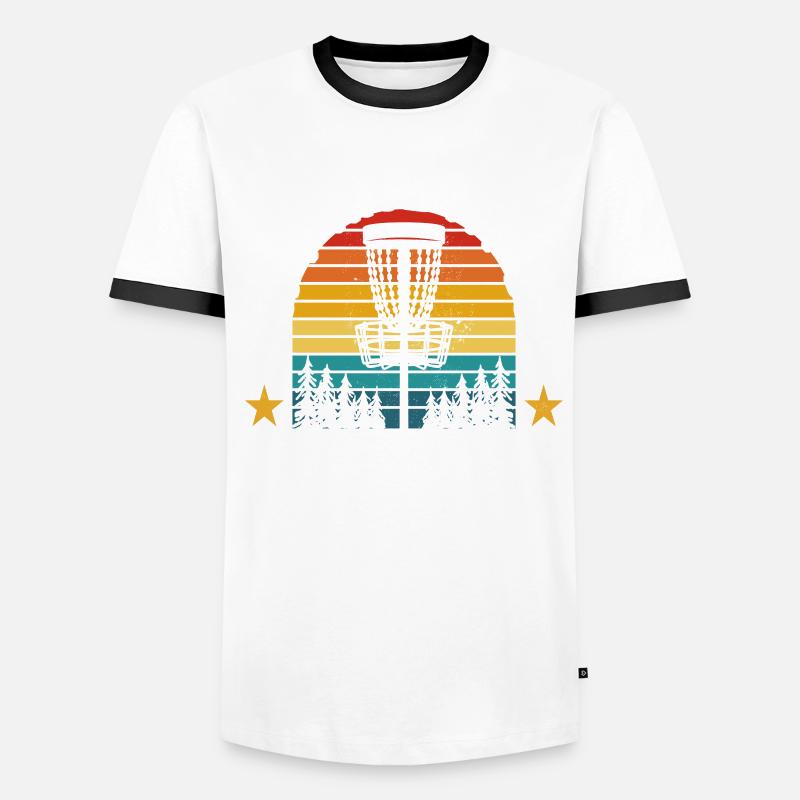 Disc Golf Disc Golfer Männer Kontrast-T-Shirt