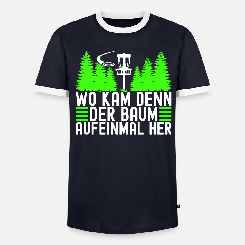 Disc Golf Disc Golfer - Männer Kontrast-T-Shirt - undefined