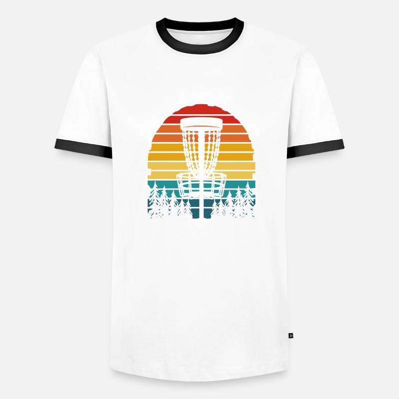 Disc Golf Disc Golfer Männer Kontrast-T-Shirt