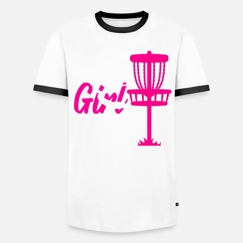 Disc Golf Disc Golfer Männer Kontrast-T-Shirt