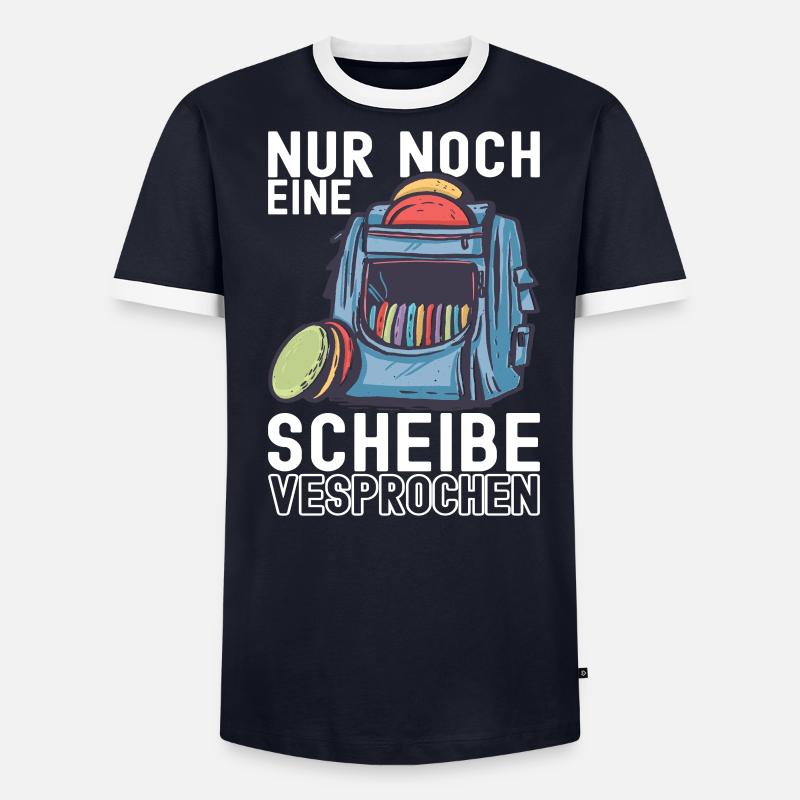 Disc Golf Disc Golfer - Männer Kontrast-T-Shirt - undefined