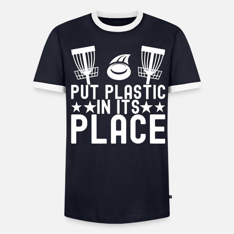 Disc Golf Disc Golfer - Männer Kontrast-T-Shirt - undefined