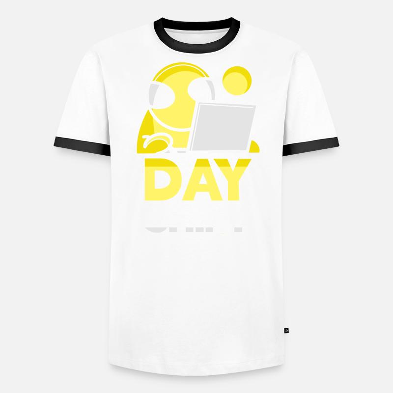 Postes de jour Travail posté Travail posté T-shirt contrasté Homme