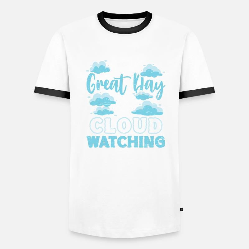 Cloud Watcher Meteorology Meteorologist Cloud Men's Ringer Shirt