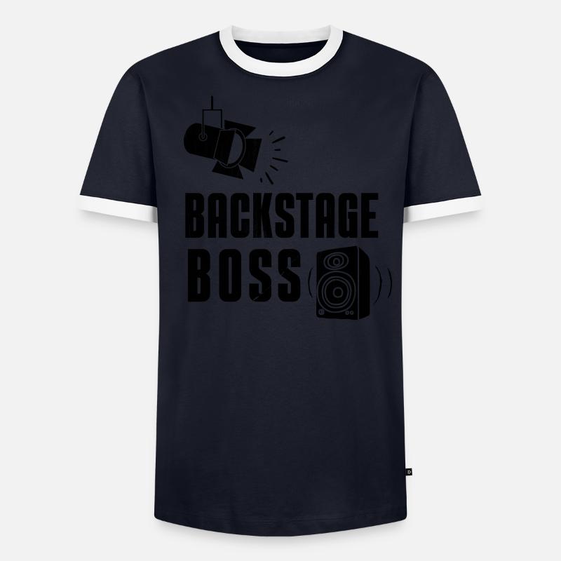 Technicien Crew Backstage Boss Event T-shirt contrasté Homme