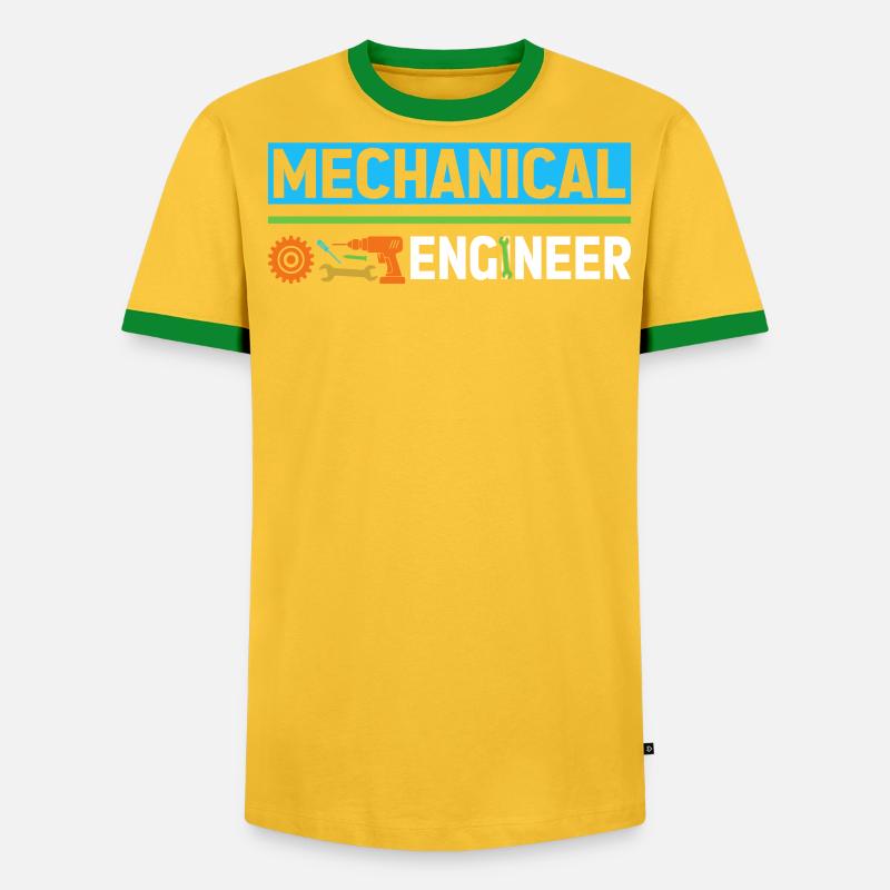 Mechanics Engineer Mechanical Engineering - Men's Ringer Shirt - undefined