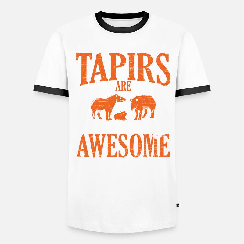 Parce que les tapirs sont de putain d’animaux cornés T-shirt contrasté Homme