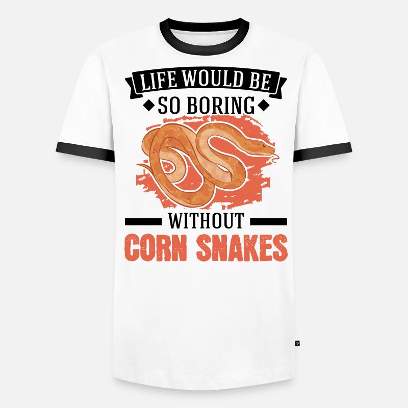 Corn Snake Cadeau Corn Snake T-shirt contrasté Homme