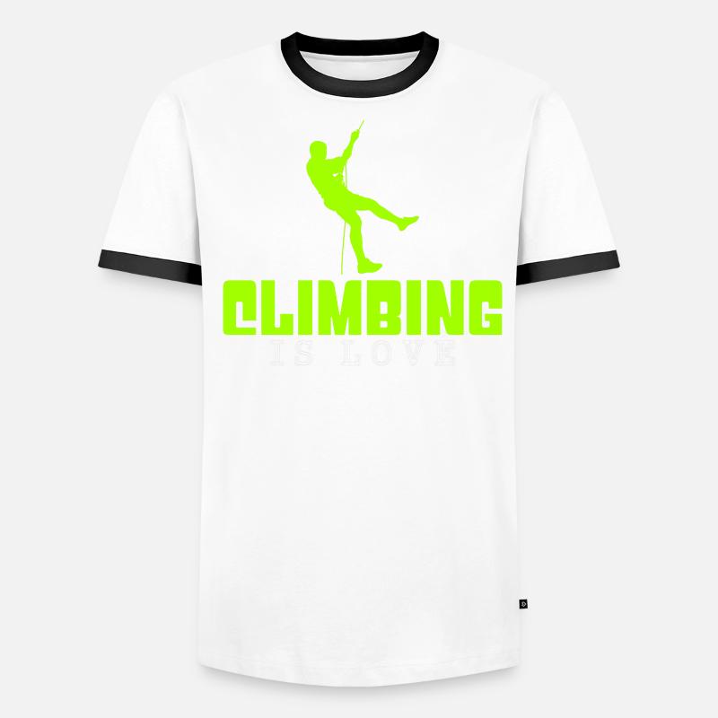Klettern Männer Kontrast-T-Shirt