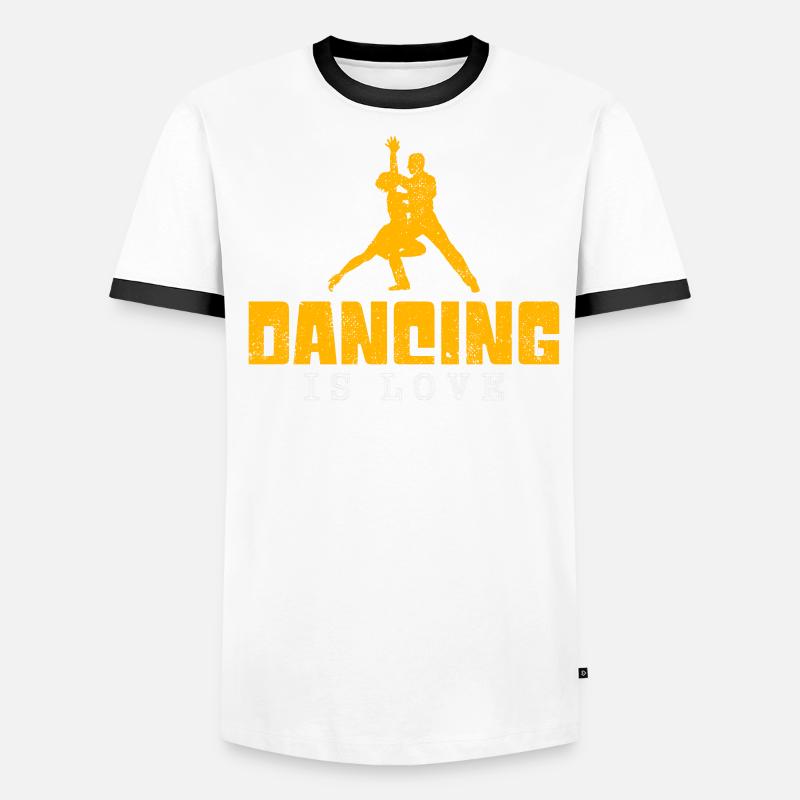 Dancing Saying Men's Ringer Shirt