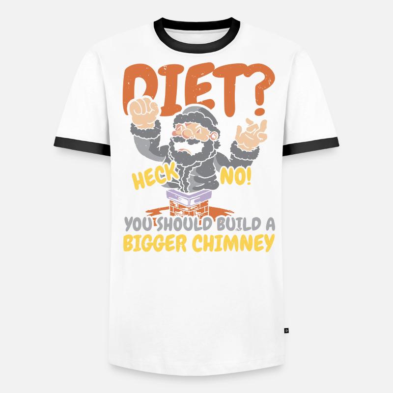 Profession de ramoneur Chuchoteur de cheminée T-shirt contrasté Homme