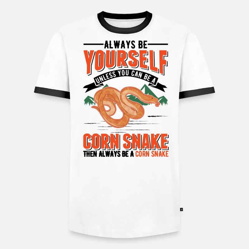 Corn Snake Cadeau Corn Snake T-shirt contrasté Homme