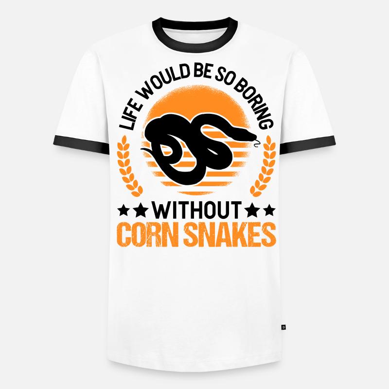 Corn Snake Cadeau Corn Snake T-shirt contrasté Homme