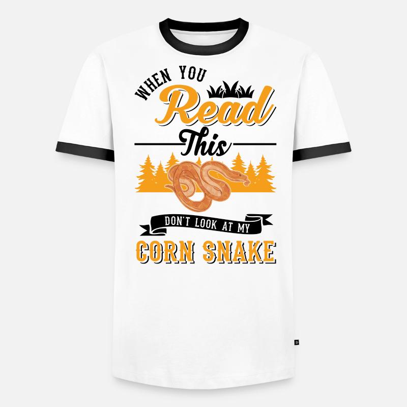 Corn Snake Cadeau Corn Snake T-shirt contrasté Homme