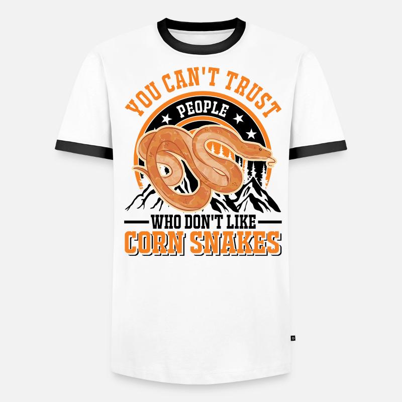 Corn Snake Cadeau Corn Snake T-shirt contrasté Homme