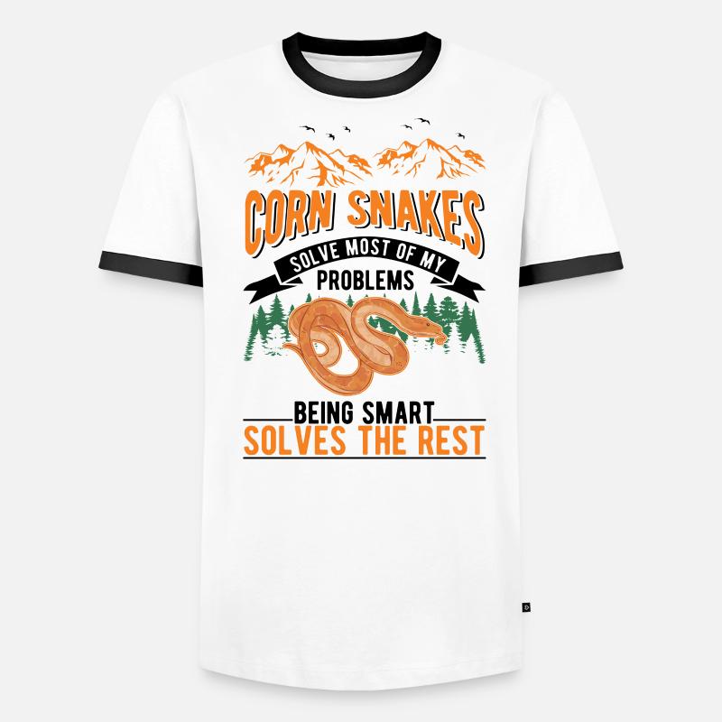 Corn Snake Cadeau Corn Snake T-shirt contrasté Homme