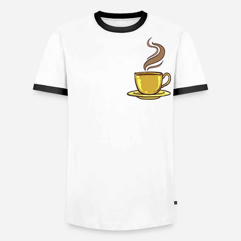 Decaffeinated Coffee Caffeine Caffeine Free Men's Ringer Shirt