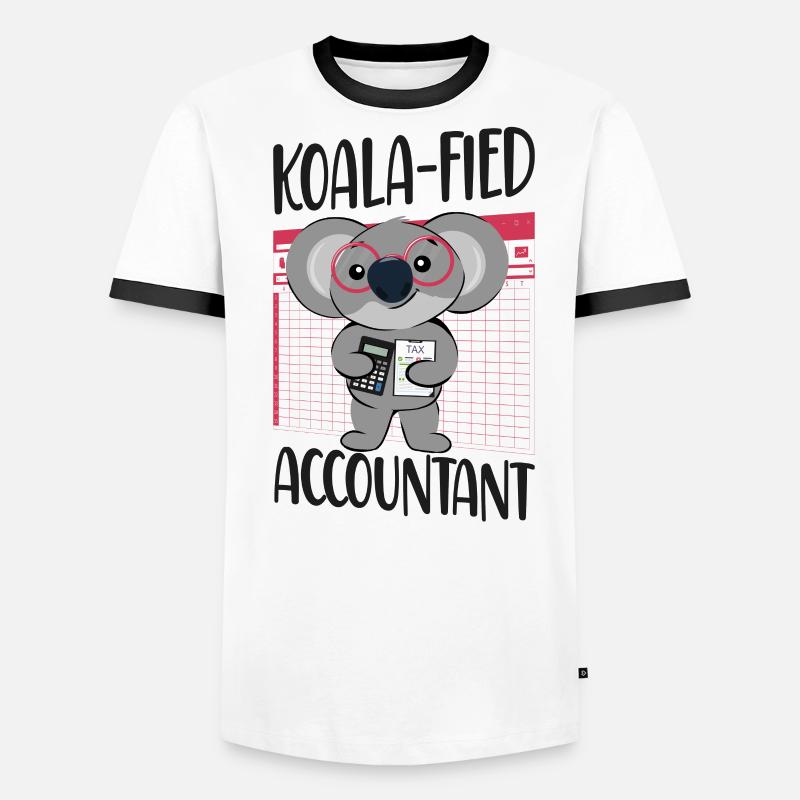 Comptable Comptable Comptable Comptabilité T-shirt contrasté Homme