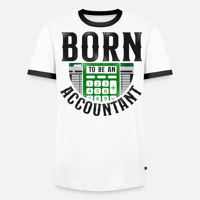 Comptable Comptable Comptable Comptabilité T-shirt contrasté Homme