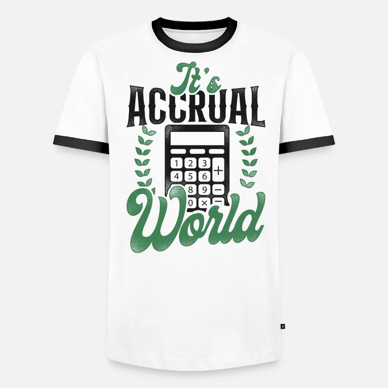 Comptable Comptable Comptable Comptabilité T-shirt contrasté Homme