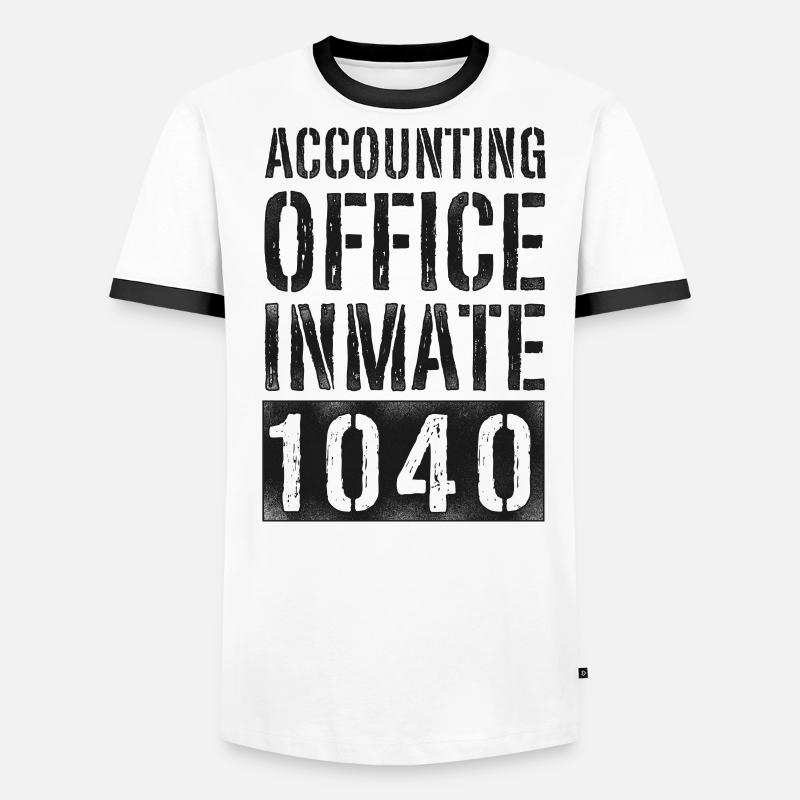 Comptable Comptable Comptable Comptabilité T-shirt contrasté Homme