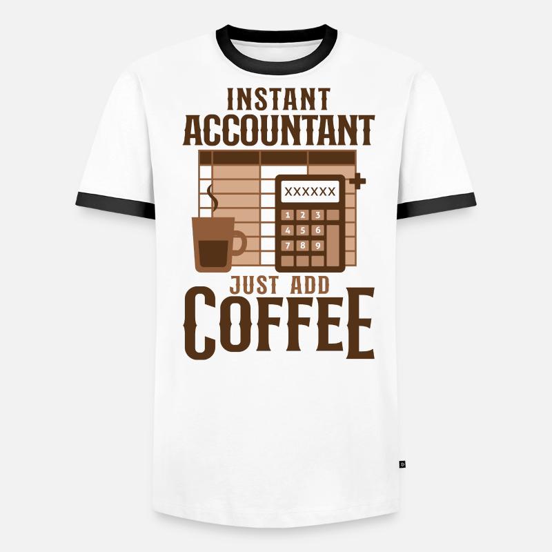 Comptable Comptable Comptable Comptabilité T-shirt contrasté Homme
