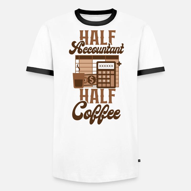 Comptable Comptable Comptable Comptabilité T-shirt contrasté Homme