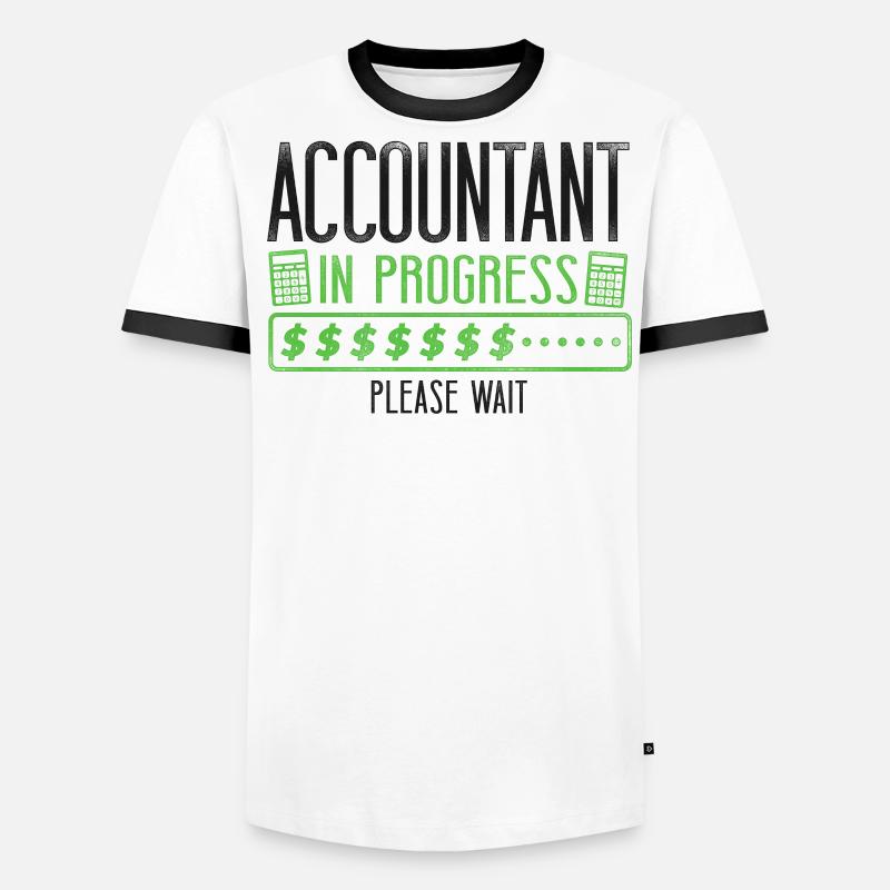 Comptable Comptable Comptable Comptabilité T-shirt contrasté Homme