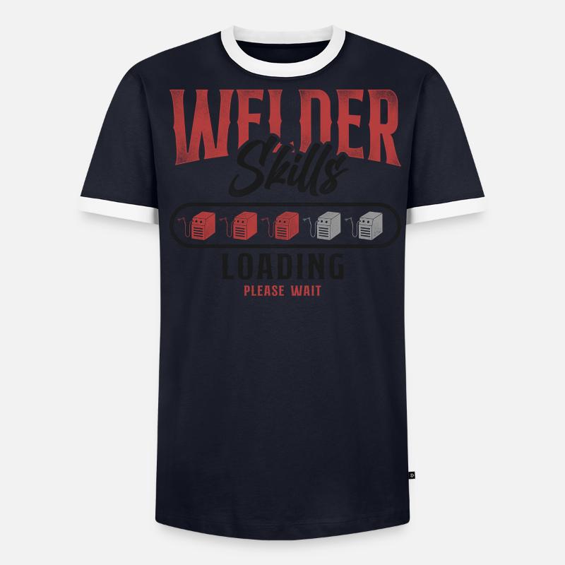 Welder Welding Apprentice Vintage Men's Ringer Shirt