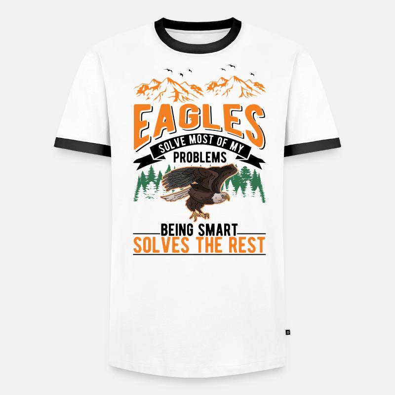 Golden Eagle Eagle Breeding Falconer Eagle Men's Ringer Shirt