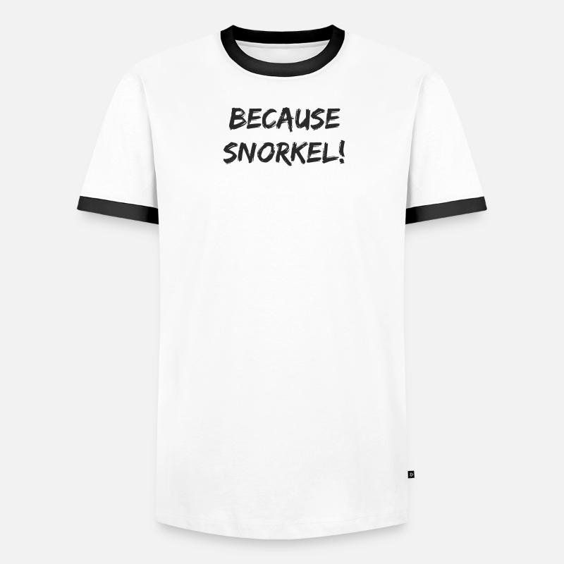 Plongée - Parce que snorkel T-shirt contrasté Homme