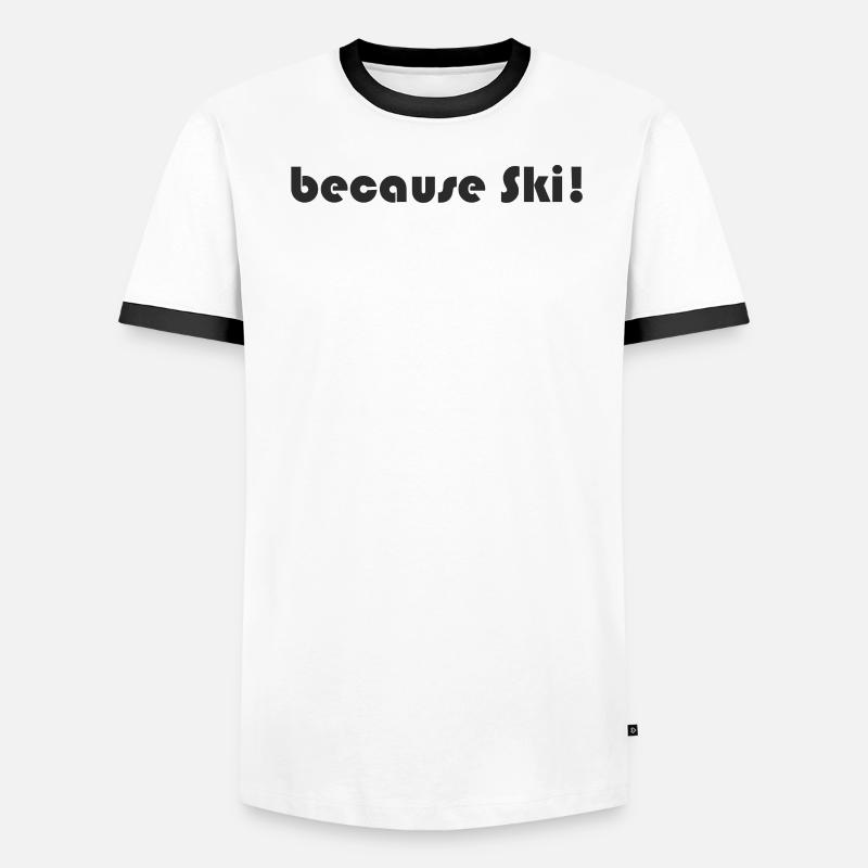 Ski - parce que Ski T-shirt contrasté Homme